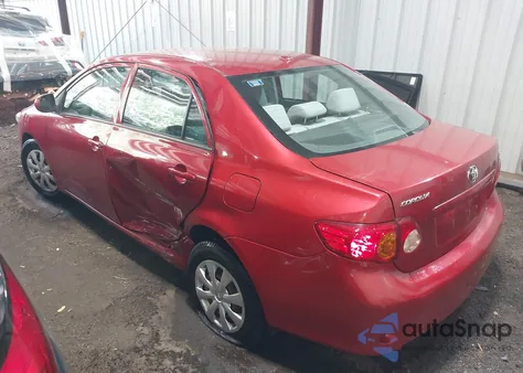 2009 Toyota Corolla Le from USA, damaged, VIN 1NXBU40E49Z034881
